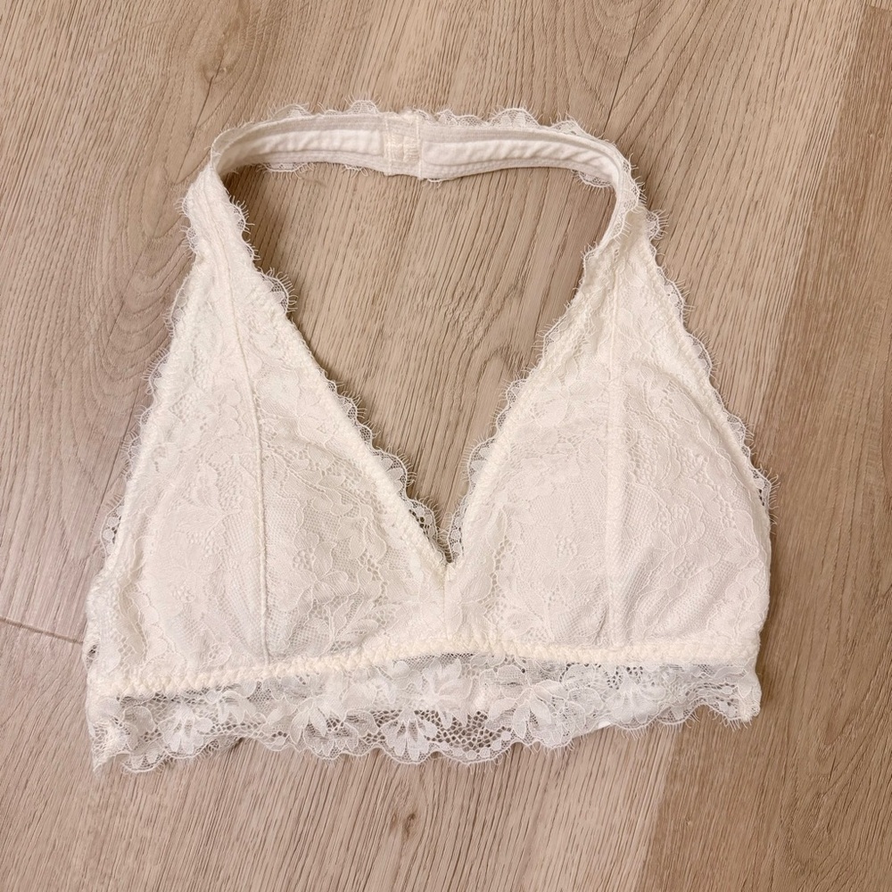 Gilly Hicks Halter Lace Padded Bralette